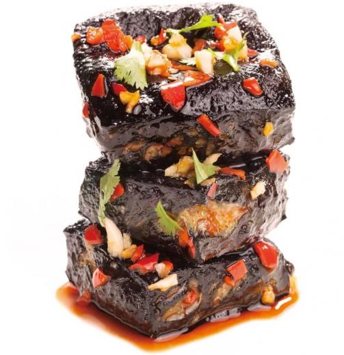 邬辣妈臭豆腐 黑色臭豆腐正宗 油炸湖南特产40片长沙臭干子豆干