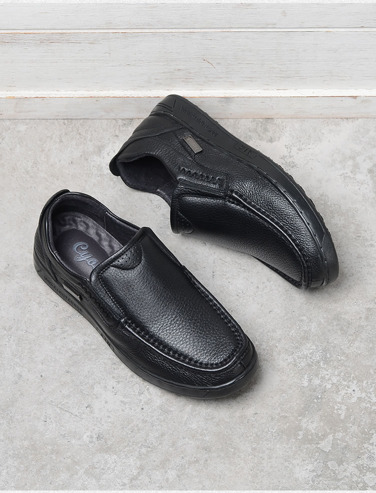 屹桓外贸休闲男鞋46码47码48特大码休闲鞋秋季休闲皮鞋真皮软底厚底包